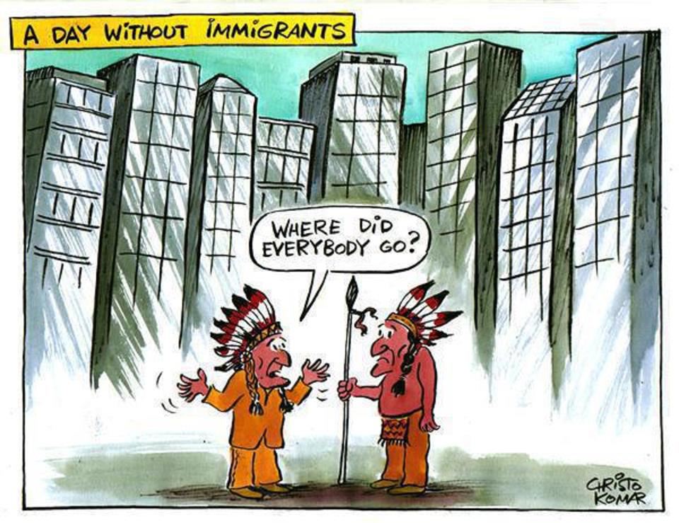 A day without immigrants

Where did everybody go?  Funny Quote ~ Christo Komarnitski